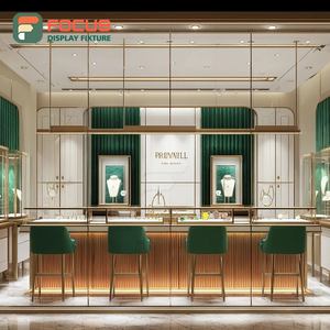 Fabricante de Sistemas Modernos de Exhibición de Joyería Personalizados, Vitrina de Joyería Comercial con Superficie Pulida - Product Image 3