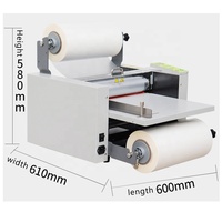 Machine à plastifier thermique à Film d'alimentation et de coupe automatique Q242