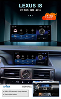 Kanor Carplay sans fil Android Auto pour lexus Is Rc Series 2014-2016 Year avec petit pavé tactile/joystick, Compatible avec