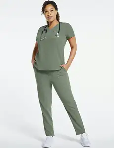 New Design Hospital Uniform Damen Großhandel Peelings setzt Pflege uniformen