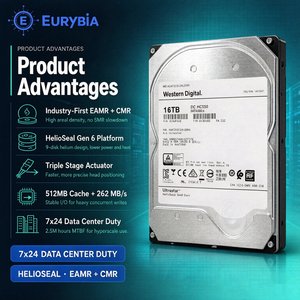 WD Ultrastar DC HC550 WUH721816ALE6L4 16TB 7200RPM SATA 6Gb/s 512MB 3,5 Zoll Enterprise-Festplatte HDD für <span class=keywords><strong>NAS</strong></span> - Product Image 2