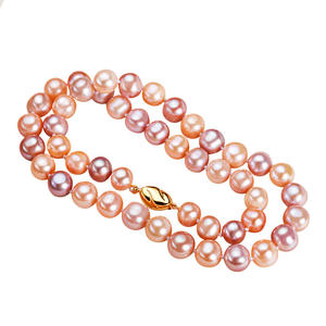 Collar de Perlas de Agua Dulce con Aleación de Cobre al por Mayor de Zhuji, con Colgante de Circonita y Cadena para Clavícula, Joyería Elegante para Mujer - Product Image 5