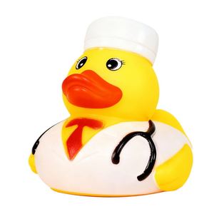 Jouet promotionnel personnalisé en PVC, canard en caoutchouc, jouets aquatiques pour enfants, jouets de bain imprimés en vrac, adaptés aux tout-petits - Product Image 1