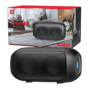 New Fashion Wireless Portable Subwoofer Stereo HiFi Heavy Bass FM Radio Audio Player Partybox 2 Speakers Sound System