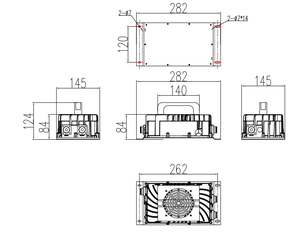 Cargador <span class=keywords><strong>Summit</strong></span> 24V 36V 48V 60V 72V para Carrito de Golf y Bicicleta Eléctrica, Cargador de Batería de Iones de Litio con CAN BUS - Product Image 6