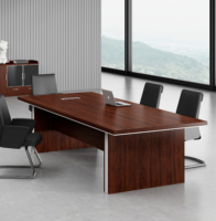 TABLE DE CONFÉRENCE Racetrack Moderne Contemporaine Bureau Salle de réunion