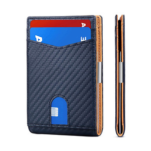 <span class=keywords><strong>Portafoglio</strong></span> sottile da <span class=keywords><strong>uomo</strong></span> personalizzato <span class=keywords><strong>con</strong></span> fermasoldi RFID blocco <span class=keywords><strong>porta</strong></span> carte di credito Bifold per <span class=keywords><strong>uomo</strong></span> <span class=keywords><strong>con</strong></span> confezione regalo - Product Image 2