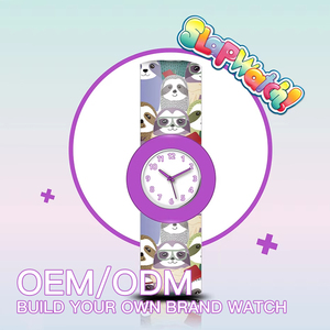 Orologi a fascia elastica in silicone con design a cartoni animati, ecologici, in materiali riciclabili, personalizzabili per bambini, con MOQ basso - Product Image 1