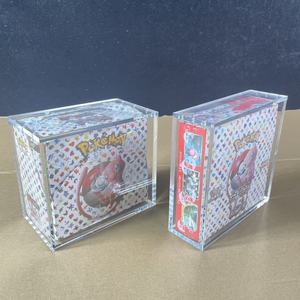 Boîte de protection en acrylique pour booster box <span class=keywords><strong>Pokémon</strong></span> 151, écologique, moderne, avec couvercle magnétique, TCG Carte UPC Super Premium, vente en gros - Product Image 4