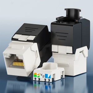 Hot bán <span class=keywords><strong>RJ45</strong></span> <span class=keywords><strong>Keystone</strong></span> Jack Cat6 cat6A mèo 6 CAT 6A <span class=keywords><strong>Keystone</strong></span> Jack UTP Modular Cat6 không được che chở mô-đun - Product Image 2
