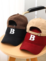 Gorra de Béisbol Deportiva Impermeable y Transpirable de Algodón Oxford 100% con Letra B Bordada en 3D, Unisex, para las Cuatro Estaciones, Casual y Versátil