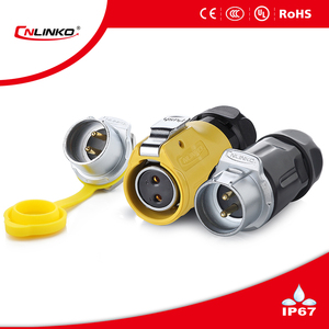 Cnlinko Lp 20 7 Pin Nam Cắm Nhựa Và Kim Loại Hàng Không Kết Nối Dây Vít IP68 Không Thấm Nước Cáp Kết Nối - Product Image 4