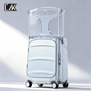 מושב ילדים מתקפל עם משענת גב שקופה, מזוודת נסיעות ידידותית לאמהות, בלם בלחיצה אחת, פתיחה קדמית, מאושר לטיסה, ניתן לנשיאה. - Product Image 5