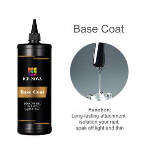 Base Coat et Top Coat pour ongles, finition ultra brillante, longue tenue, végétalien, sans résidu, en vrac, rechargeable - Product Image 1