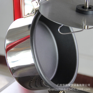 Commercial Popcorn Machine Electric Stainless Steel Pot Ring Butterfly Spherical Shape For Catering Business Use - Product Image 2