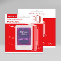 Accessoires de Jeu Rétro Adaptateur Bitfunx MX4SIO SIO2SD pour Lecteur de Carte Jeu SD/MicroSD pour PS2 Playstation 2