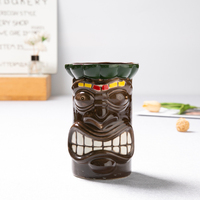 Mugs à cocktail en porcelaine 3D sur le thème de la Terre des Oiseaux, style Tiki classique, pour Pâques, tasses à bière en céramique, mugs Tiki Hawaï.