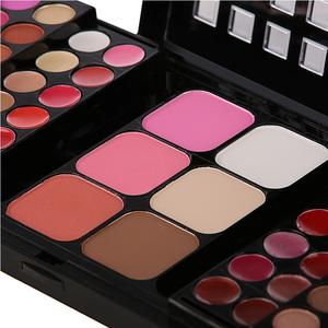 Sombra de ojos de 78 colores, caja de empuje de doble capa, brillo de labios en polvo, colorete, placa de combinación de maquillaje para niñas, Etiqueta Privada - Product Image 5
