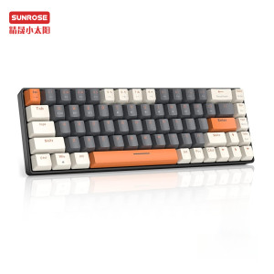 Mode RGB personnalisé 68 touches remplaçables à chaud capuchons de clé programmable Ultra mince sans fil/USB-C clavier mécanique - Product Image 1
