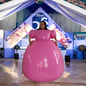 Disfraz Inflable de PVC Personalizado con Forma de Balón de Ejercicio Rosa de 160 cm de Altura para Publicidad - Product Image 3