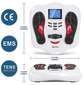 Máquina Eléctrica de masaje de pies con Control remoto y almohadillas Tens, AST-300D, nueva - Product Image 5