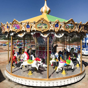 Carrusel de Caballitos para Niños y Adultos, Atracción de Parque de Diversiones, para Interiores y Exteriores, en Venta - Product Image 5