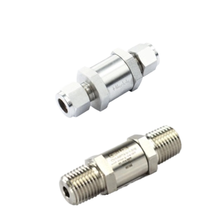 Kiểm tra van 1/2 Ống thép không gỉ <span class=keywords><strong>SS304</strong></span> 6000 PSI áp lực cao không trở lại van khí mùa xuân kiểm tra van - Product Image 2