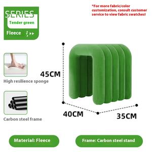 Chaise longue de maquillage de luxe en crème de designer danois, table de toilette pour chambre de filles avec <span class=keywords><strong>filet</strong></span> pour tabouret de maquillage de célébrité - Product Image 3