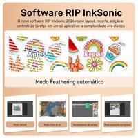 InkSonic Imprimante DTF C13B L1800 13 pouces A3+ 2880x1440 DPI coupe film aspiration air mode vacances