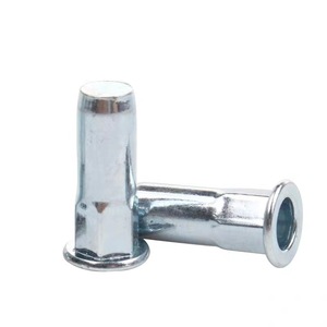 Hexagonal Rivet Nuts Metric Coarse Thread Zinc Plated Grade A For Construction Industry - Product Image 3