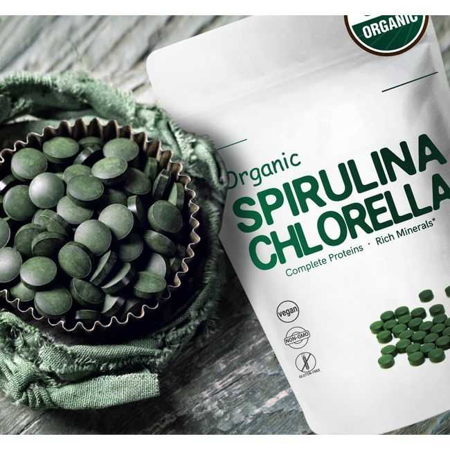 Organic Spirulina Tablets - Vegan Protein & Health Benefits