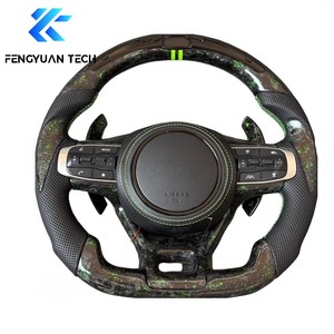Volant de voiture en fibre de carbone pour Kia K5 <span class=keywords><strong>Gt</strong></span> <span class=keywords><strong>Line</strong></span> Stinger Cerato Pregio Gt2 K4 Sorento Sxl <span class=keywords><strong>Sportage</strong></span> Rio Hatchback Telluride - Product Image 6