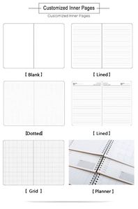 Stock Wholesale Customized A5 Pu Journal Notebook Printed Brand Logo Diary <b>Note</b> <b>Book</b> PU Leather Notebook with Elastic Strap - Product Image 5