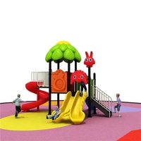 Aire de jeux extérieure moderne pour enfants, équipement de jeu naturel pour tout-petits, couleurs personnalisées, en métal pour jardin, idéal pour les travaux de construction