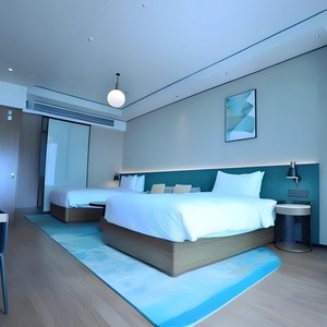 Set Camera da Letto per <span class=keywords><strong>Hotel</strong></span> di Lusso Moderno con Letto Singolo, <span class=keywords><strong>Design</strong></span> Elegante e Materiali Ecologici per Catena Alberghiera Hilton - Product Image 1
