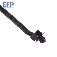 Attaches de câbles de voiture en nylon noir, 10 pièces, révolutionnent la fixation rapide des sangles zippées pour tous les véhicules, attaches de câbles robustes, clips de fixation