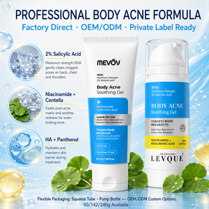 Gel anti-acné OEM pour le corps, soin de <span class=keywords><strong>la</strong></span> peau, 2% d'acide salicylique, niacinamide, contrôle des éruptions cutanées, gel anti-acné, produit pour le soin de <span class=keywords><strong>la</strong></span> peau - Product Image 2