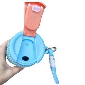 ขวดน้ำเก็บความร้อนแบบพกพาสำหรับกิจกรรมกลางแจ้ง  ตกแต่งด้วยคริสตัล  ทำจากสแตนเลส  แบบสองชั้น  เก็บความเย็น/ร้อน  สำหรับเครื่องดื่ม  รุ่นใหม่ - Product Image 5