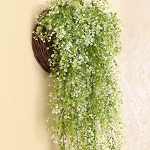 Guirnalda Colgante Artificial Greenway de Salgueiro Dourado, 30cm-100cm, Flor de Seda Blanca de Plástico, Planta Decorativa para Interiores y Paisajismo - Product Image 1