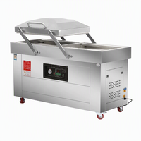 Machine d'emballage sous vide à double chambre Xicang XC-600 en acier inoxydable, semi-automatique à trois pompes pour la viande