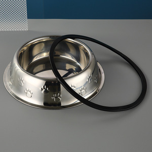Modern Multicolored Waterproof Non Slip Stainless Steel Pet Cat <strong>Dog</strong> Food <strong>Bowl</strong> for Cats - Product Image 6