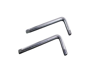 <span class=keywords><strong>Clé</strong></span> hexagonale en L personnalisée OEM, support en L, T8 T10 T20 T25 T30 <span class=keywords><strong>T45</strong></span> T50, revêtement en zinc noir - Product Image 2