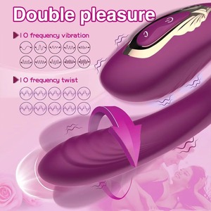 Vibrador 2 en 1 con Control Remoto, Bragas Vibratorias de Silicona para Mujer, Estimulador de Clítoris <span class=keywords><strong>y</strong></span> Punto G, Huevo Vibrador Invisible en Forma de U - Product Image 3