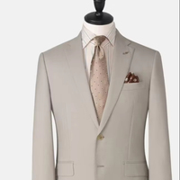 Costume d'affaires classique pour homme 100 % laine tissée, simple boutonnage, imperméable et coupe-vent