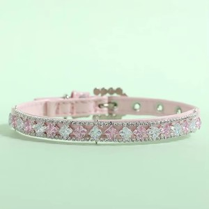 Accessori per animali domestici collare per cani anello per collo con diamanti d'acqua strass gioiello collana per gatti piccoli cani medi collo anello gioielli collari - Product Image 6