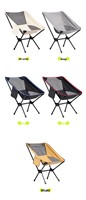 Chaise pliante portable d'extérieur avec rangement - Meubles d'extérieur en acier à haute teneur en carbone pour le camping, le pique-nique, la pêche et l'utilisation à domicile