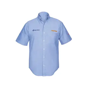 Chemise à manches courtes pour homme BOX 1, bleue, CH, TRUPER - Product Image 1