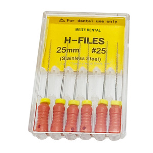 Endodontische Feile 21mm Dental <span class=keywords><strong>K</strong></span>-Feile/Spreizer 25mm <span class=keywords><strong>NITI</strong></span> Endo Wurzelkanal Handfeilen # 15-40 Dentalbedarf - Product Image 1