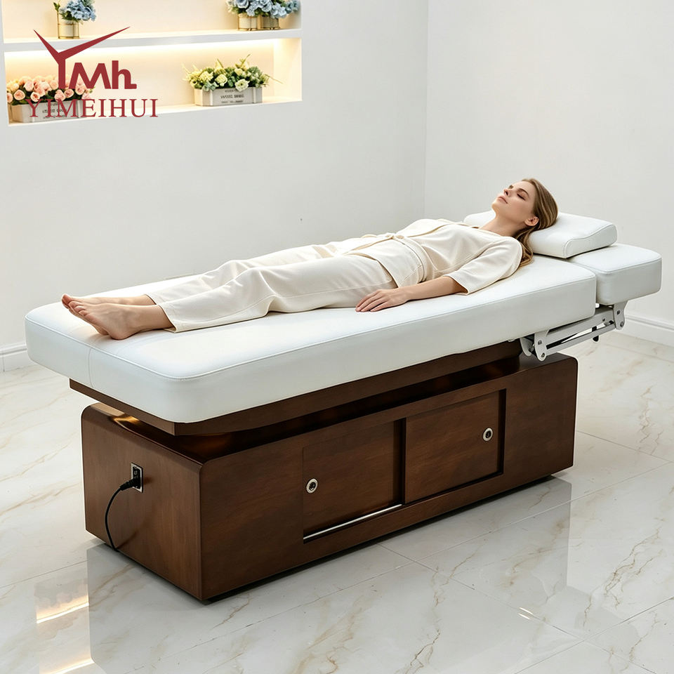 Function Changes Table Commercial Luxury Beauty Salon Massage Bed 4 Motor Electric Adjustable ...