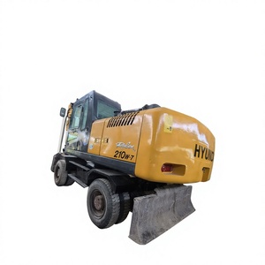 Excavadora de Ruedas Hyundai 210W-7 Usada de 21 Toneladas con Pintura Original, Excavadora Hidráulica Usada Hyundai 210W-7 Hyundai 210W-9 en Stock - Product Image 1